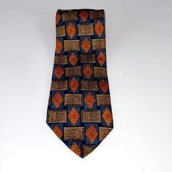 Valentino 100% Silk Printed Men's Italian Necktie - Picture 1 of 11